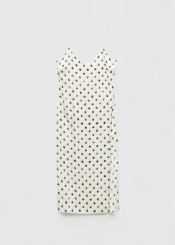 MANGO Sukienki I Kombinezony*Wzorzysta sukienka z rozcięciem