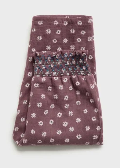 Dzieci MANGO Spodnie*Wzorzyste bawełniane spodnie