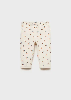Dzieci MANGO Spodnie|Spodnie*Wzorzyste bawełniane spodnie