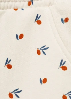 Dzieci MANGO Spodnie|Spodnie*Wzorzyste bawełniane spodnie