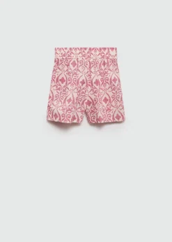 Dzieci MANGO Szorty I Spódnice*Wzorzyste szorty z bawełny