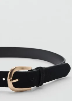 MANGO Paski|Akcesoria Skórzane*Zamszowy pasek