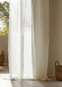 MANGO Zasłony|Zasłony Do Salonu*Zasłona z 100% lnu 145 x 260 cm