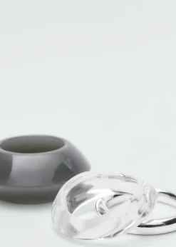 MANGO Biżuteria*Zestaw 3 bransoletek z żywicy