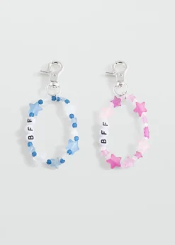 Dzieci MANGO Więcej Akcesoriów*Zestaw 2 breloków Best Friends