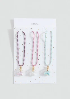 Dzieci MANGO Biżuteria*Zestaw 3 naszyjników