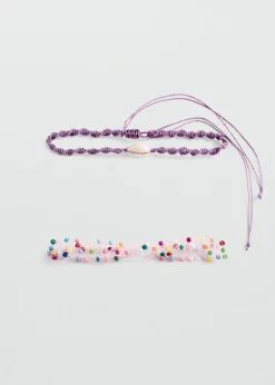 Dzieci MANGO Biżuteria*Zestaw 2 naszyjników choker