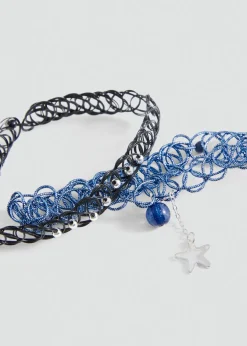 Dzieci MANGO Biżuteria*Zestaw 2 naszyjników choker