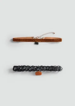 Dzieci MANGO Biżuteria|Akcesoria*Zestaw 2 naszyjników choker na Halloween
