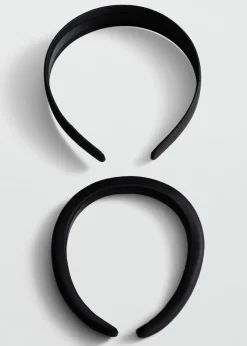 MANGO Więcej Akcesoriów*Zestaw 2 opasek do włosów