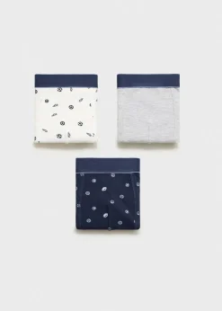 Dzieci MANGO Bielizna I Skarpetki*Zestaw 3 par bokserek w różne wzory