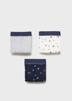 Dzieci MANGO Bielizna I Skarpetki|Akcesoria*Zestaw 3 par bokserek w różne wzory