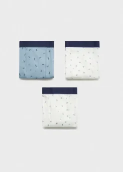 Dzieci MANGO Bielizna I Skarpetki*Zestaw 3 par bokserek w różne wzory