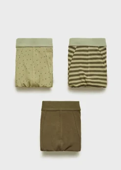 MANGO Bielizna*Zestaw 3 par bokserek z bawełny