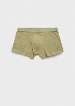 MANGO Bielizna*Zestaw 3 par bokserek z bawełny