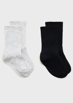 Dzieci MANGO Skarpetki I Rajstopy*Zestaw 2 par ściągaczowych skarpetek