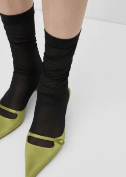 MANGO Więcej Akcesoriów*Zestaw 2 par prześwitujących skarpetek