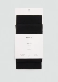 MANGO Więcej Akcesoriów*Zestaw 2 par prześwitujących skarpetek