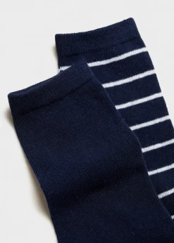 Dzieci MANGO Bielizna I Skarpetki*Zestaw 2 par skarpetek mieszanka wzorów