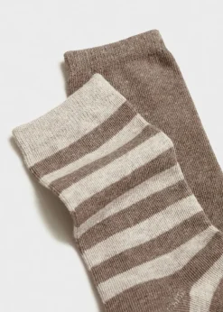 Dzieci MANGO Bielizna I Skarpetki*Zestaw 2 par skarpetek mieszanka wzorów