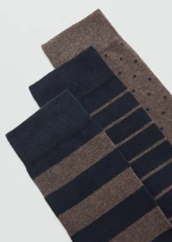 MANGO Bielizna*Zestaw 3 par skarpetek w różne kolory