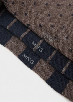 MANGO Bielizna*Zestaw 3 par skarpetek w różne kolory