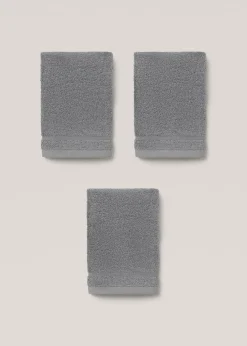 MANGO Ręczniki*Zestaw 3 ręczników bawełnianych 30 x 30 cm