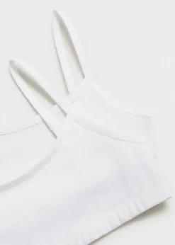 Dzieci MANGO Bielizna I Skarpetki*Zestaw 2 topów z bawełny