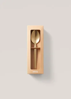 MANGO Sztućce*Zestaw 4 łyżeczek deserowych w m kolorze 100% stali