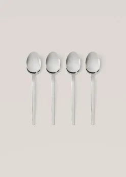 MANGO Sztućce*Zestaw 4 łyżeczek do kawy 100% stali
