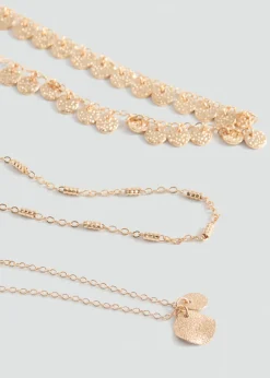 MANGO Biżuteria*Zestaw łańcuchowych naszyjników
