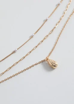 MANGO Biżuteria*Zestaw łańcuchowych naszyjników