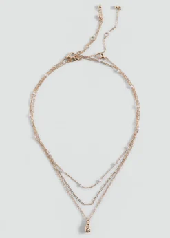 MANGO Biżuteria*Zestaw łańcuchowych naszyjników