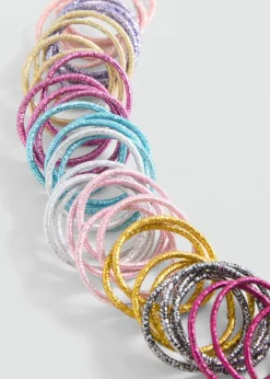 Dzieci MANGO Akcesoria Do Włosów*Zestaw kolorowych gumek do włosów