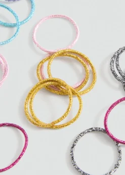 Dzieci MANGO Akcesoria Do Włosów*Zestaw kolorowych gumek do włosów