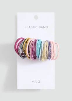 Dzieci MANGO Akcesoria Do Włosów*Zestaw kolorowych gumek do włosów